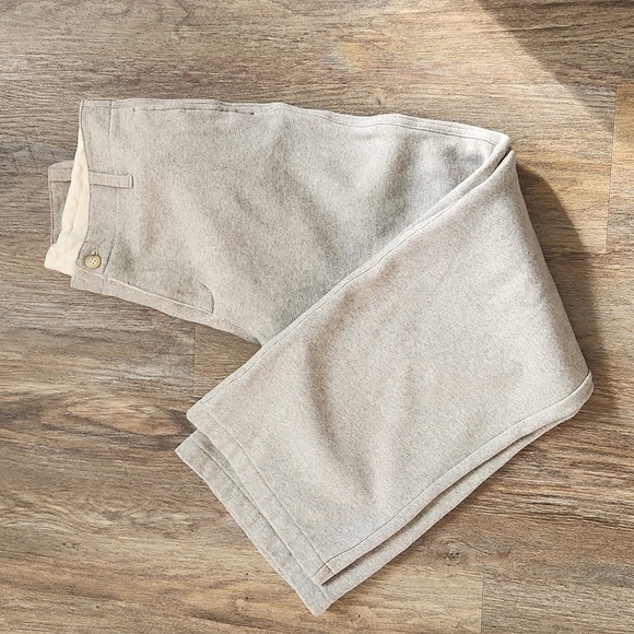 Ralph Lauren Polo Sport Gray Knit Fleece Lined Straight Leg Chinos Size S\P - Picture 7 of 7